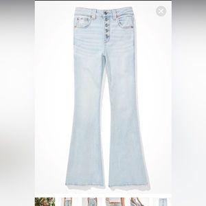 American Eagle Ne(x)t Level Super High Waisted Flare Jean